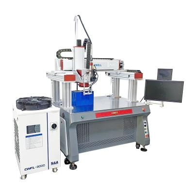 China Aluminum Nickel Busbar Automatic Gantry Laser Welding Machine For Prismatic Lithium Battery Pack for sale