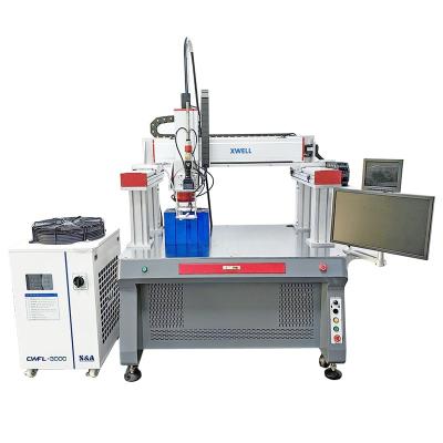 China Gantry Automatic Spot Welding Machine 18650 Battery Laser Spot Welder Batter Cell Spot Welder à venda