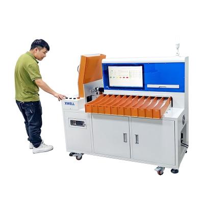 China 11 Channel Cylindrical Cell Sorting Machine With Data Record Function Sorter For Lithium Battery for sale