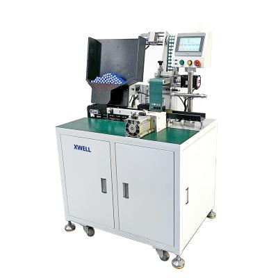 China Automatic 18650 Battery Insulation Paper Sticker Cylindrical Cell Terminal Paper Padding Sticking Machine for sale