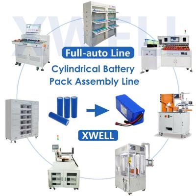 China BMS Battery Pack Production Line , 18650 Lithium Battery Manufacturing Equipment for sale