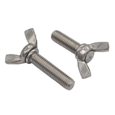 China DIN316 stainless steel Wing bolts  Butterfly thumb stainless steel screws wing bolts for sale