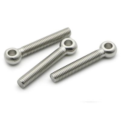 China DIN444 Carbon Steel HDG Stainless Steel Eye Bolt Galvanized Lifting Long Eye Bolts for sale