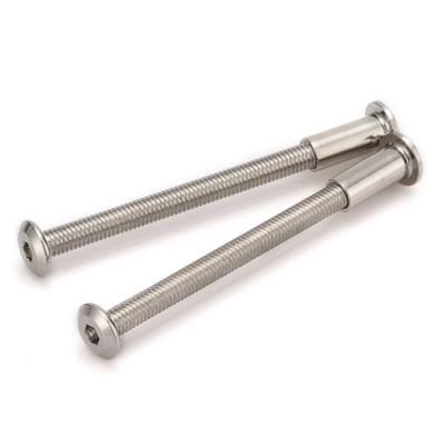 China Stainless steel Customized Male Female Book Binding decorative Bolt /Sex Bolts connecting female bolts for sale