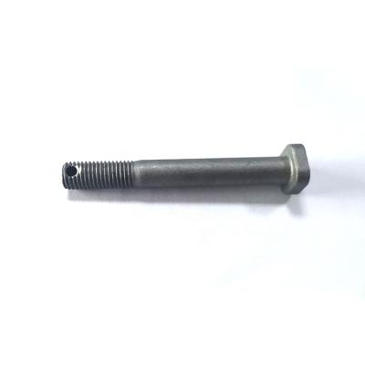 China Custom Cotter Pin Square Head Bolt Geomet Bolt With Wire Hole Cotter Pin In End for sale