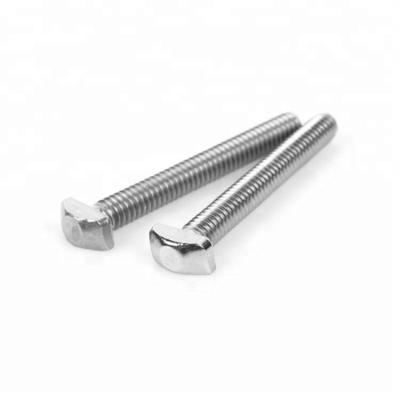 China Polish Finish Track T Head Bolts A2-70 Stainless Steel T Bolts T Nut Bolts for sale