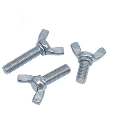 China DIN316 Butterfly Bolts With Wing DIN 31 6 Butterfly Thumb Steel Screws Wing Bolts for sale