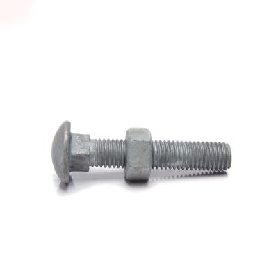 China DIN603 Cup Head Square Neck Carriage Bolts High Performance Cup Head Bolt And Nut for sale