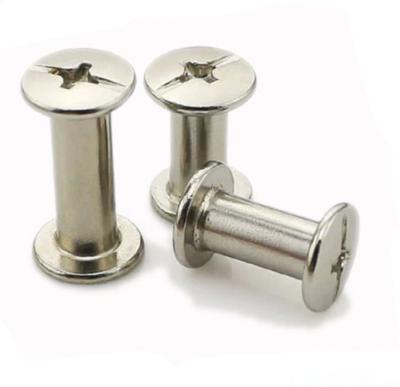China Stainless Steel Cross Recessed Screws SS304 SS316 Flat Head Chicago Screw for sale