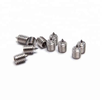 China CE ISO9001 Stainless Steel Grub Screw Slotted Set Screw With Cone Point for sale