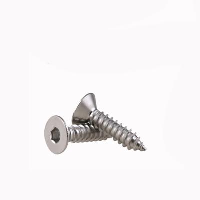 China DIN EN ISO 14586 SUS304 Plum Blossom Screw Countersunk Head Tapping Screw for sale