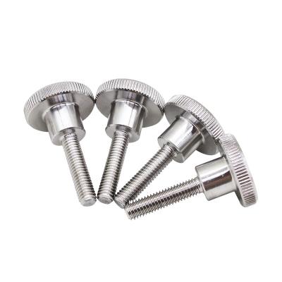 China A2 A4 Stainless Steel Knurled Shoulder Thumb Screw DIN464 Knurled Thumb Screw for sale