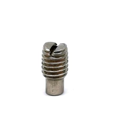China DIN 417 Slotted Set Screw Carbon Steel Stainless Steel Set Screw With Dog Point for sale