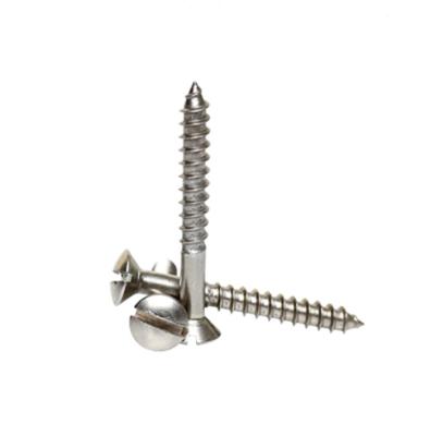 China Slotted Raised Countersunk Oval Head Wood Screws BS1210 DIN95 Customized for sale