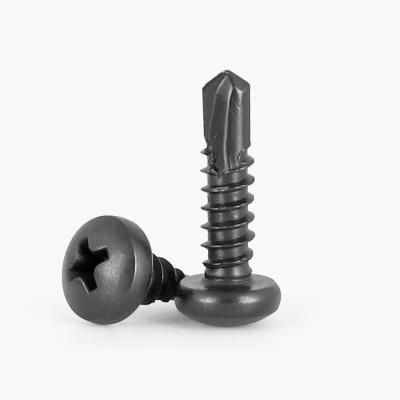 China Cross Pan Head Drill Tapping Screws DIN 7504 Cross Recessed Pan Head Drilling Screws Self-Drilling Tapping Screws for sale