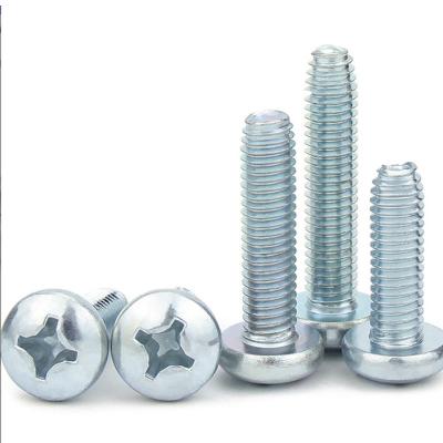 China Carbon Steel Thread Forming Screws GB6560 Cross Recessed Pan Head Screw With Zinc Plated for sale