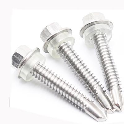 China DIN7504K Tornillos Self Tapping Screws Hexagonal Hex Wafer Head Screws for sale