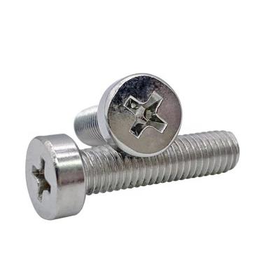 China ISO 7048 Cross Recessed Cheese Head Screws GB822 Cross Thin Low Short Round Column Cheese Head Bolt Screw for sale