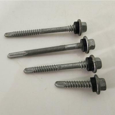 China Light Steel Structure Self Drilling Screws For Construction Roof Of Steel Structure Prefab Houses / Containers Tek Scr for sale