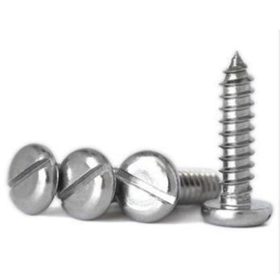 China DIN EN ISO 1481 Slotted Pan Head Tapping Screws DIN7971 Slotted Pan Head Self Tapping Screws for sale