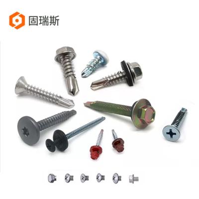 China Building Roofing Screw Galvanised Metal Hexagon Head Tek Wood Stainless Steel Hex Self Drilling Screw With Epd for sale