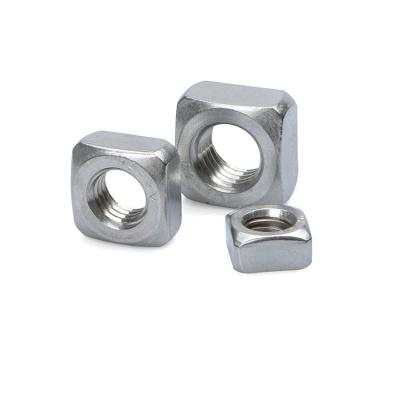 China DIN557 Stainless Steel Square Nut Square Nuts for sale