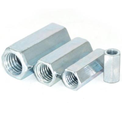 China Bright Zinc Plated Threaded Rod Connected Nut for sale