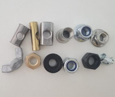 China Nylon Insert Hex Coupling Nuts M4 M5 M6 M8 M10 M12 for sale