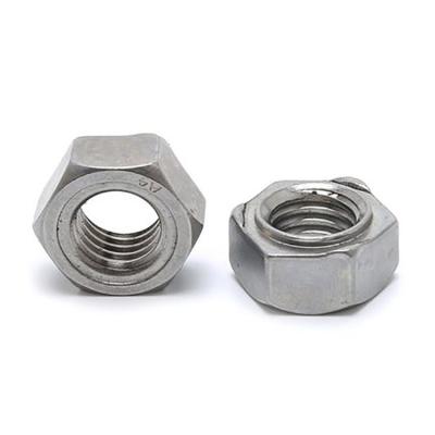 China Stainless Steel Hexagon Weld Nuts DIN929 Custom Hex Spot Welding Nut DIN929 Pine Nut for sale
