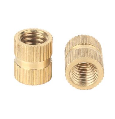 China DIN6303 GB17880.1 Brass Rivet Nut Inlaid Copper Polished for sale