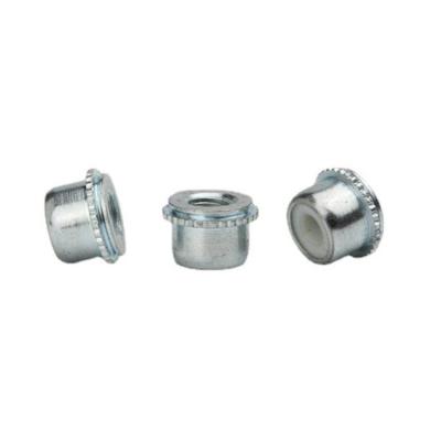China Higher Head Self Clinching M8 Nyloc Nut ZINC PLATED for sale