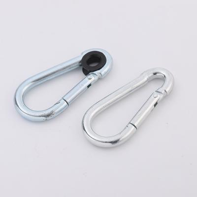 China DIN 5299 FORM C Hook 7mm AISI304 Gourd Type Carabiner Hook Snap Hook Round Wire And Forged for sale