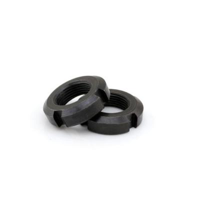 China DIN 981 Carbon Steel Black Oxide Rolling Bearings Locknuts M5 M6 M8 DIN981 Round Nut Locknuts for sale