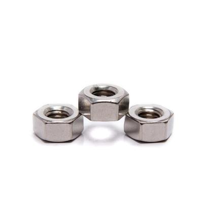 China DIN934 Hexagon Nuts DIN934 Metric Screw Threads Stainless Steel 304 316 Hex Nut for sale