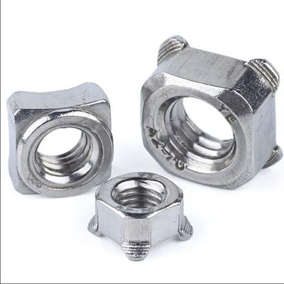 China DIN928 Din 928 Square Welding Nuts Square Weld Deep Collar Nuts For Car for sale