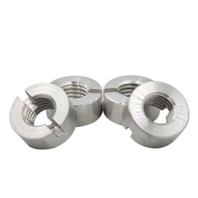 China Hardware Fasteners Custom Slotted Round Nuts DIN546 Slot Threaded Round Slotted Nut for sale