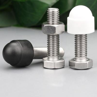 China Bolt Nut Decorative Cap Outer Hexagon Screw Plastic Cover Ugly Protection Cover Nut Screw Cap Anti Rust for sale