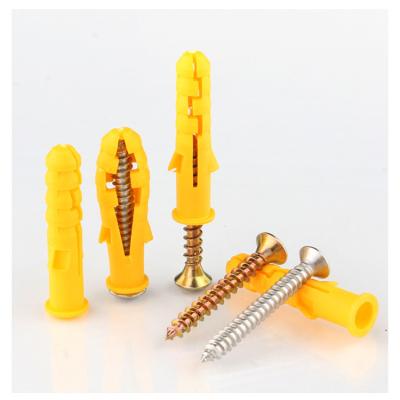 China Plastic Drywall Wall Anchors Nylon Wall Plug Anchor With Self Tapping Screws For Plasterboard for sale