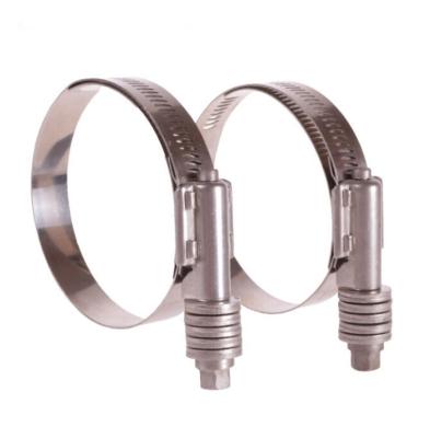 China Universal Safety High Torque Constant Tension Metal Hose Clamp Heavy Duty American Type for sale