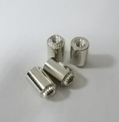China SMTSO-M2.5 Brass Copper Steel Tin Plated Solder Surface mount metal Pcb spacer SMT Nut Standoff Spacer à venda