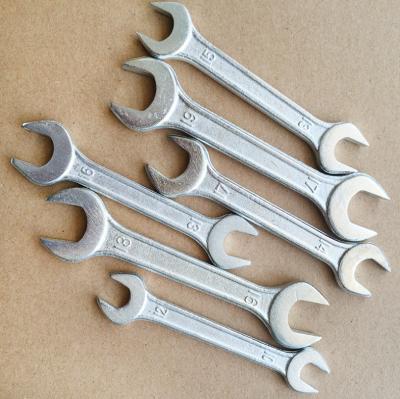 China Double Open End Spanner Double open end flat wrench size 5.5 7 8 10 12 13 14 15 17 19 22 24mm spanner for sale