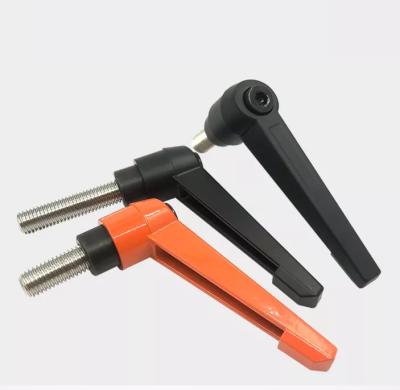 China Quality Safety Adjustable Clamp Lever Handle Female Handle Indexed Clamping Lever Adjustable Clamping Lever with Stud for sale