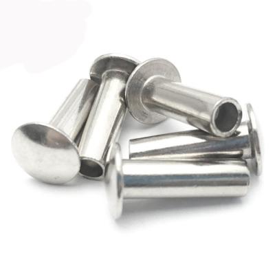 China Bright SUS304 / SUS316 Stainless Steel Flat Head Rivet GB871 for sale