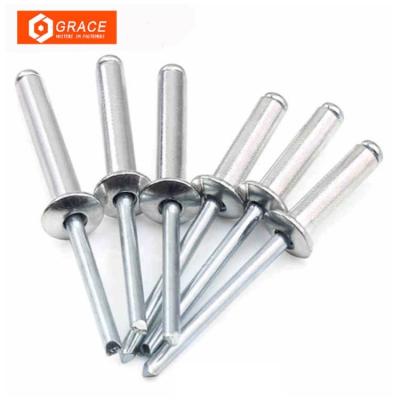 China Aluminum Metal 8mm Countersunk Head Blind Rivets Galvanized for sale