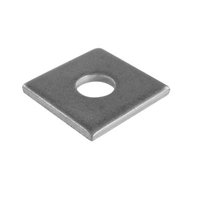 China SS304 SS316 Square Lock Washer Bright Zinc Finish Square Hole Washer for sale