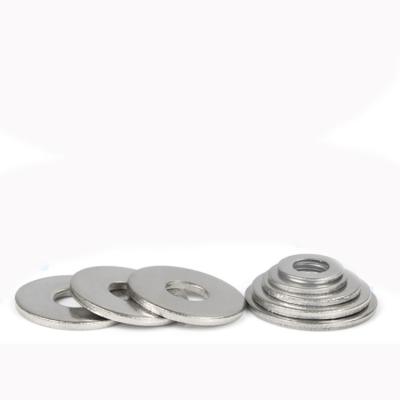 China DIN 9021 SUS304 / SUS316 Stainless Steel Fender Washer Large Plain Washers en venta