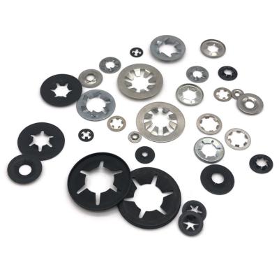 China M3 - M100 Self Locking Star Lock Washer Stainless Steel Dome Fender Washer for sale