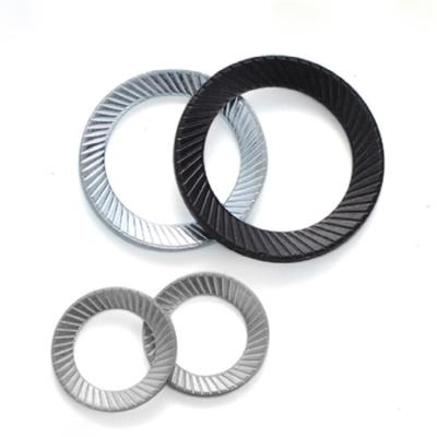 China Steel Serrated Contact Safety Spring Washer DIN 9250 Double Side Serrated Lock Washers en venta