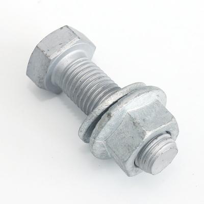 China Hex Bolts And Nuts Steel Fasteners With Hexagon Head For Various Applications for sale