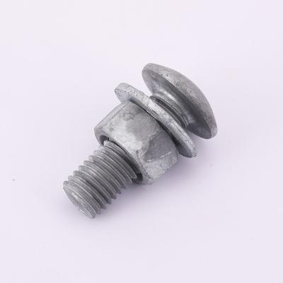 China Round Head Square Neck Carriage Bolts Black Finish DIN 603 Carbon Steel Grade 6.8 for sale